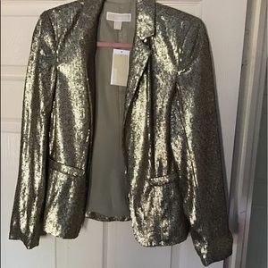 BNWT Sequin Michael Michael Kors Blazer